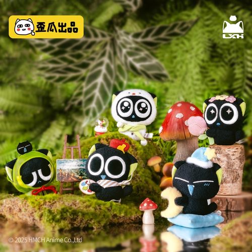 歪瓜出品罗小黑战记四季之旅毛绒盲盒可爱女生公仔玩偶动漫周边