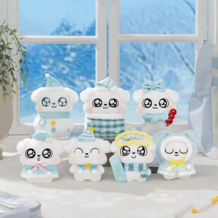 玩点无限这狗冬暖暖相伴系列毛绒公仔挂件盲盒可爱玩偶潮玩礼物