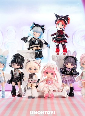 莉洛洛盲盒2.5二进制甜心系列bjd人偶娃娃潮玩摆件手办女生礼物