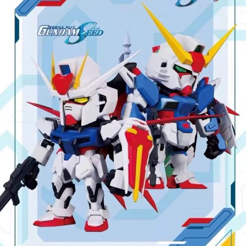 现货万代QMSV命运高达盲盒 MINI STRIKE DESTINY GUNDAM模型手办