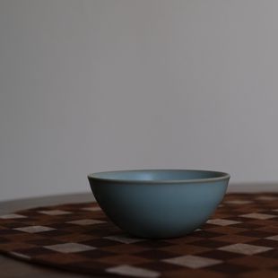 饮古观青卧足普洱杯景德镇汝瓷茶具女士个人专用2025新款高端