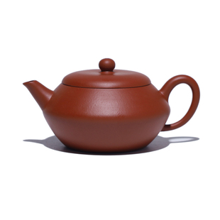 大吉羊 宜兴紫砂壶茶壶 原矿朱泥薄胎合圆120ml