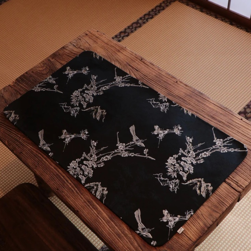 瓷泡泡| 遇春秋|山水织锦茶席66*38cm景德镇瓷器茶具茶杯