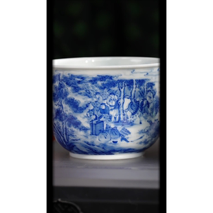 高6.5CM 十方珍藏 口径9CM 万历援朝 容量140ML 杯