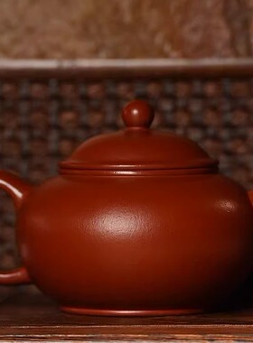 半古斋 标准水平朱泥 容量130cc 宜兴紫砂壶