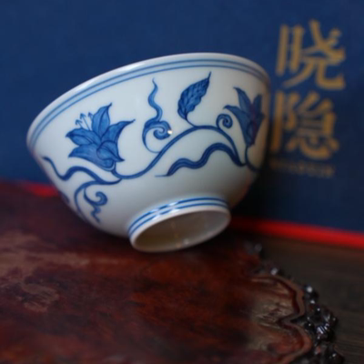 上新【晓隐拟古】萱草花宫碗 | 景德镇陶瓷