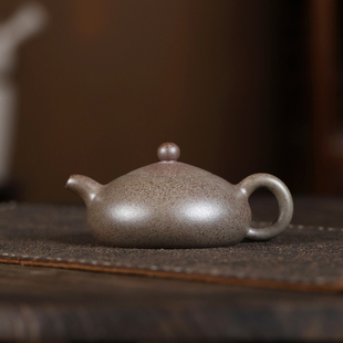 大吉羊柴烧 宜兴紫砂壶茶壶 原矿本山绿泥玉乳170ml庄勤英