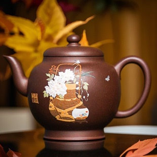 ZH-053【雅叙】青年大拍陶手 朱浩 手工制 紫泥 家用茶具