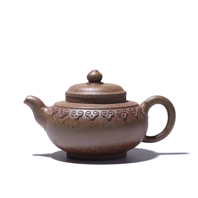 大吉羊柴烧 宜兴壶茶壶 本山绿泥禅心如意款二160ml庄杰