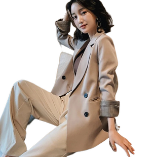 2023春季Chic小西装外套女韩版宽松英伦风网红名媛西服气质上衣