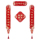 Свадебный макет двустишия, специальные магнитные наклейки на дверь, утолщенные драконом и фениксом, благоприятные наклейки со словами счастья, праздничное украшение двери mini 4
