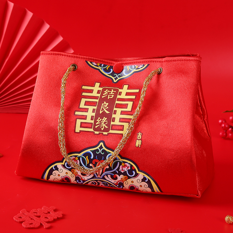 结婚订婚彩礼钱袋彩礼包红包新娘手提包手提聘礼提亲新娘包结婚用