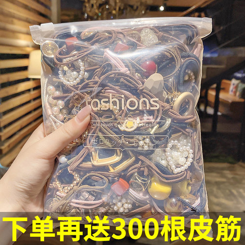 简约扎头发橡皮筋女网红头饰头发绳韩式发圈小皮套头绳2022年新款