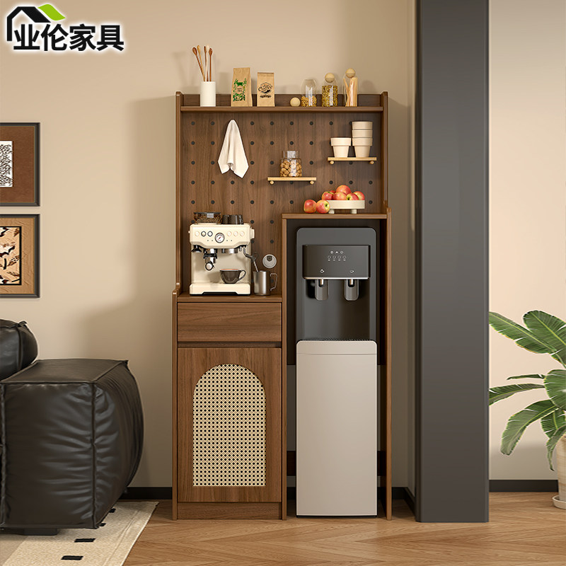 中古风餐边柜茶吧机收纳洞洞板厨房落地储物柜饮水机上置物架G429,住宅家具,餐边柜,淘宝优惠券,粉丝福利购,淘宝优惠卷