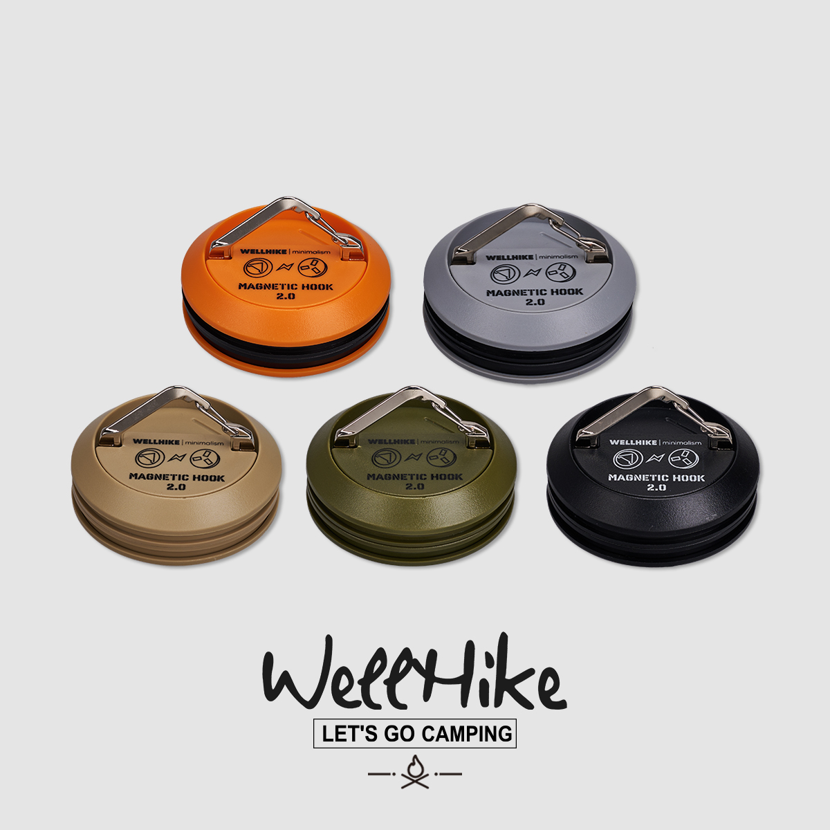 户外磁吸挂钩悬挂扣露营灯