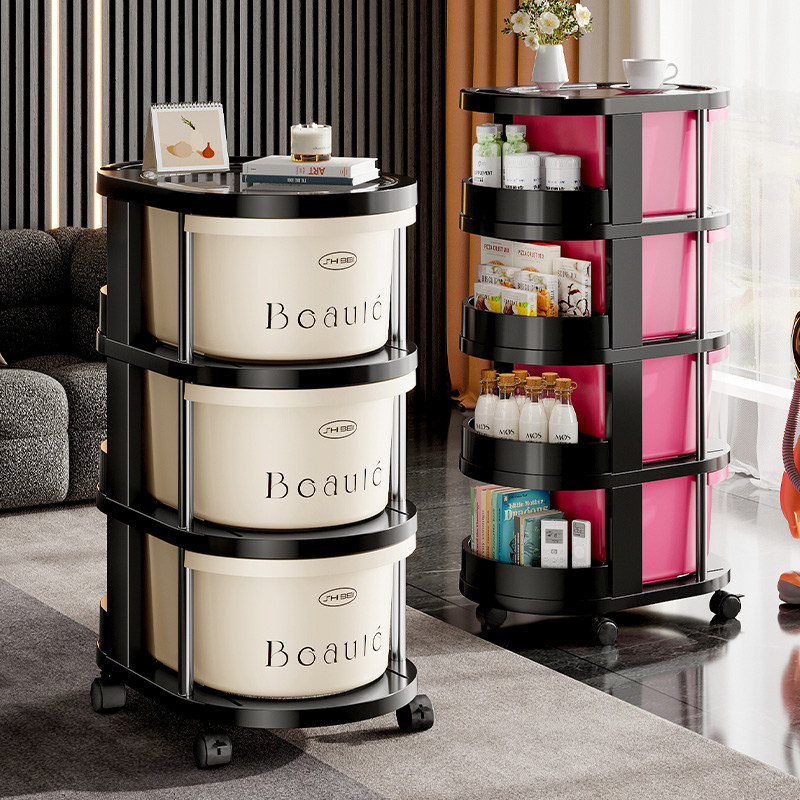 抽屉式小推车茶几沙发旁置物架零食饮料玩具收纳柜带滑轮客厅多层,收纳整理,收纳柜,淘宝优惠券,粉丝福利购,淘宝优惠卷