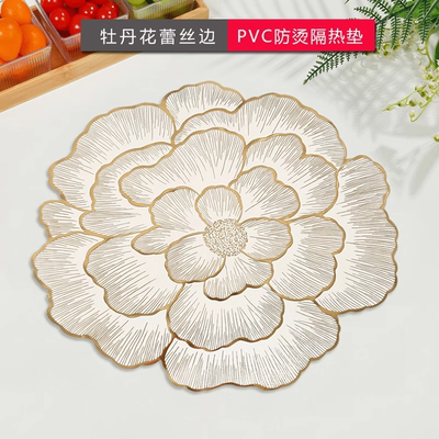 【到手2片】花朵防滑装饰垫