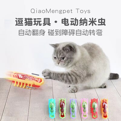 电动猫咪狗狗玩具智能小虫子
