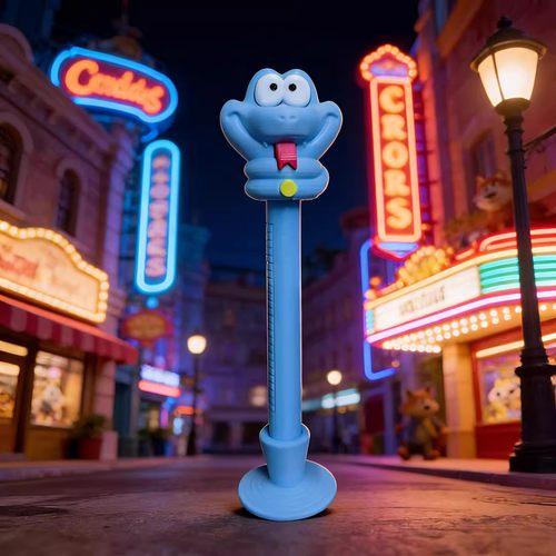 3D打印疯狂动物城周边盖瑞蛇挂件卡通血清中性笔耐用手办玩具