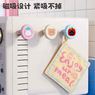 创意瓶盖磁吸挂钩免打孔可爱卡冰箱门后钥匙磁吸贴多功能装饰挂钩