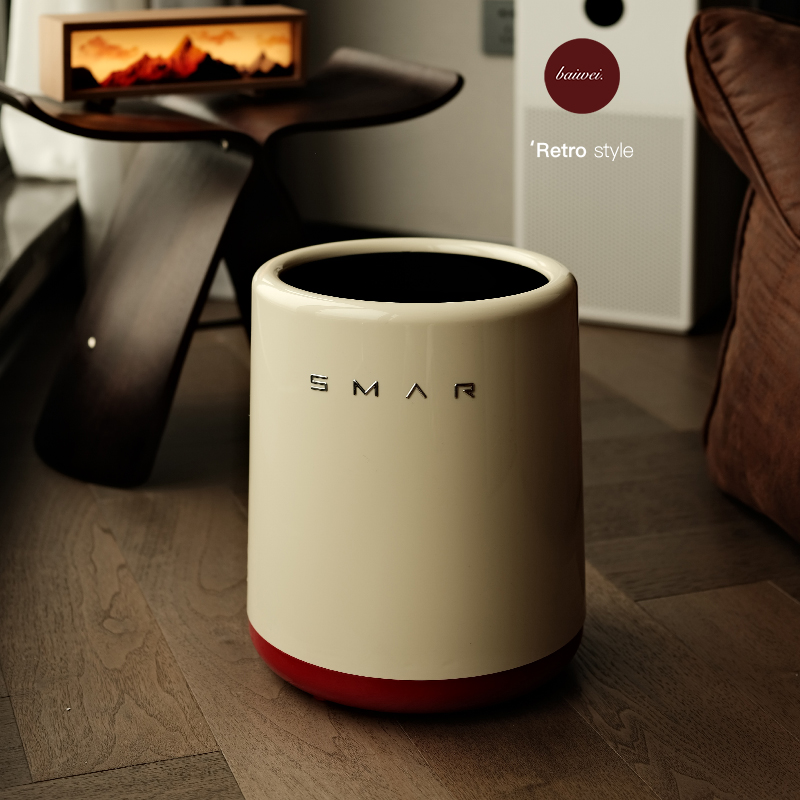 轻奢高颜值客厅家用卫生间垃圾桶