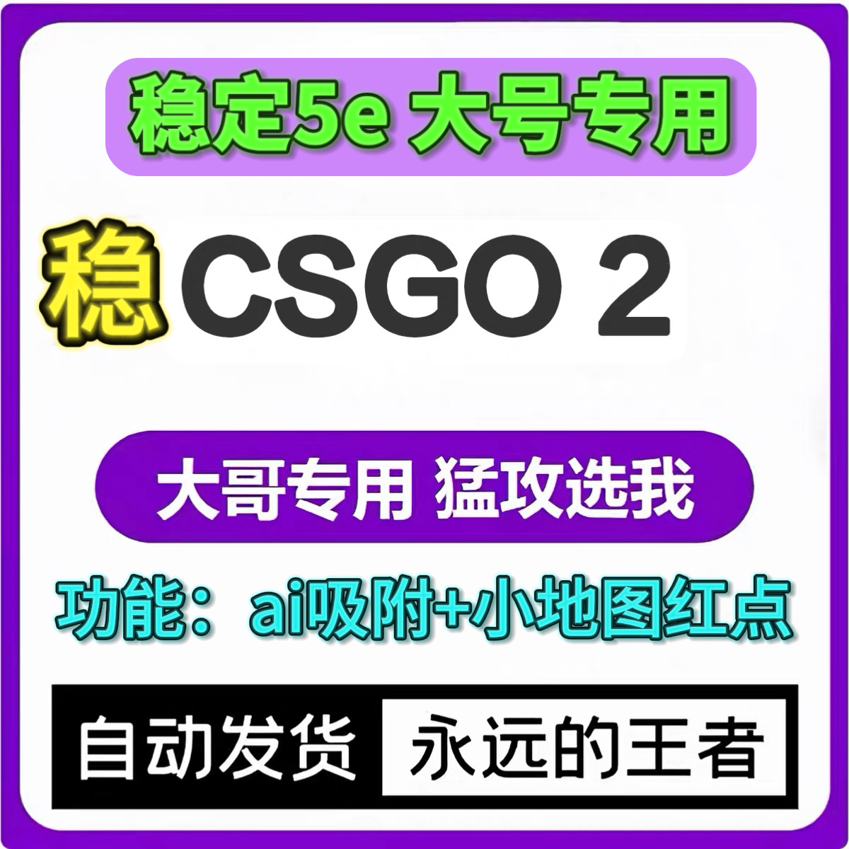 CS2/csgo/5e/官匹/ai吸附小地图雷达红点 主播同款辅助学习资料