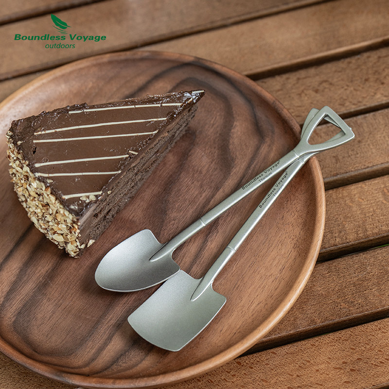 必唯纯钛户外甜品勺子露营汤勺便携创意铁锹勺家用西瓜勺沙冰铲勺,户外/登山/野营/旅行用品,野餐餐具,淘宝优惠券,粉丝福利购,淘宝优惠卷