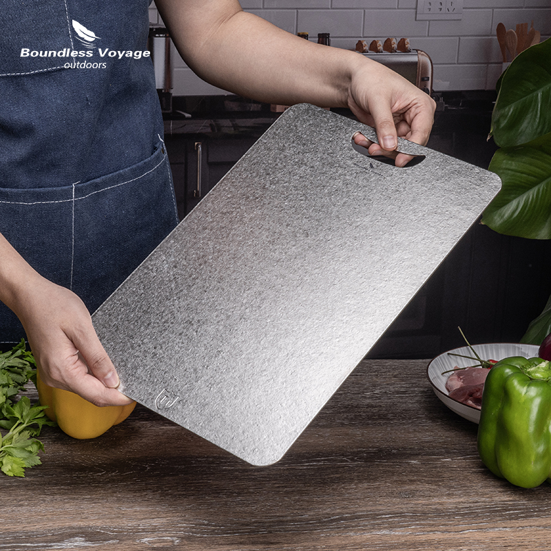 必唯纯钛双面切菜板家用加厚案板