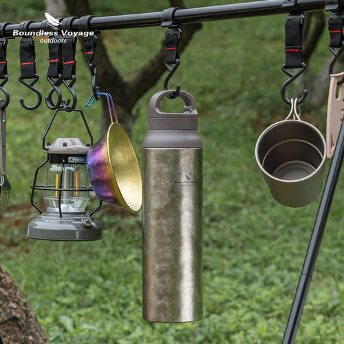 必唯纯钛保温杯800ml大容量