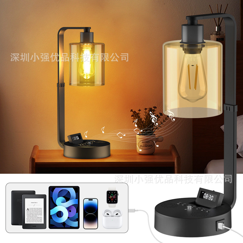 家用台灯主卧室床头灯高级感轻奢颜值触摸调光LED多功能台灯图片