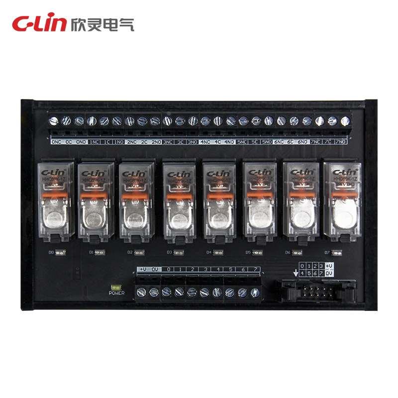 欣灵功率继电器模块HHN-RB508AND24系列模组NPN多位数PLC可选24V