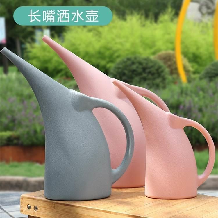 3大容量长嘴浇水壶家用塑料园艺工具洒水壶休闲绿植盆栽浇花壶