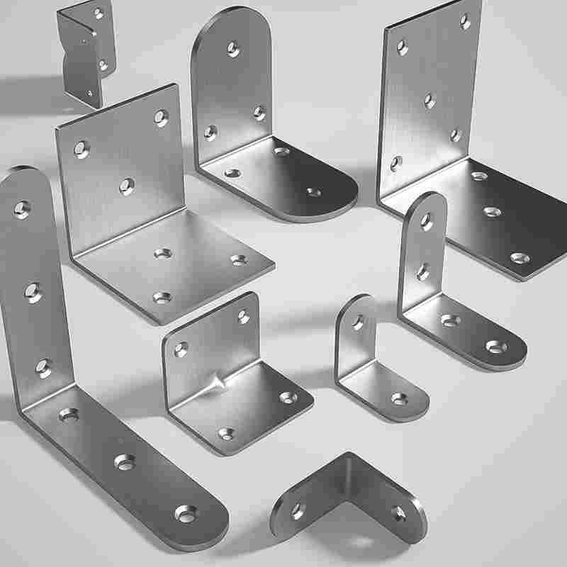 角码不锈钢三角铁支架连接件片90度直角固定器加固五金l型层板托t