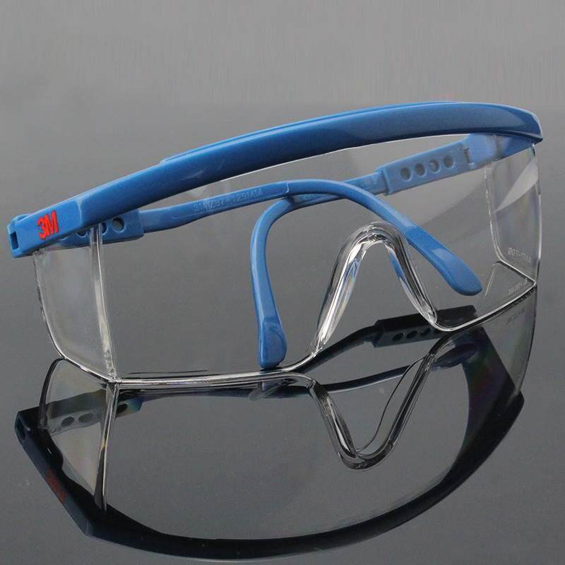 3M护目镜防风沙防尘防雾防冲击男女骑行工业劳保透明防风防护眼镜