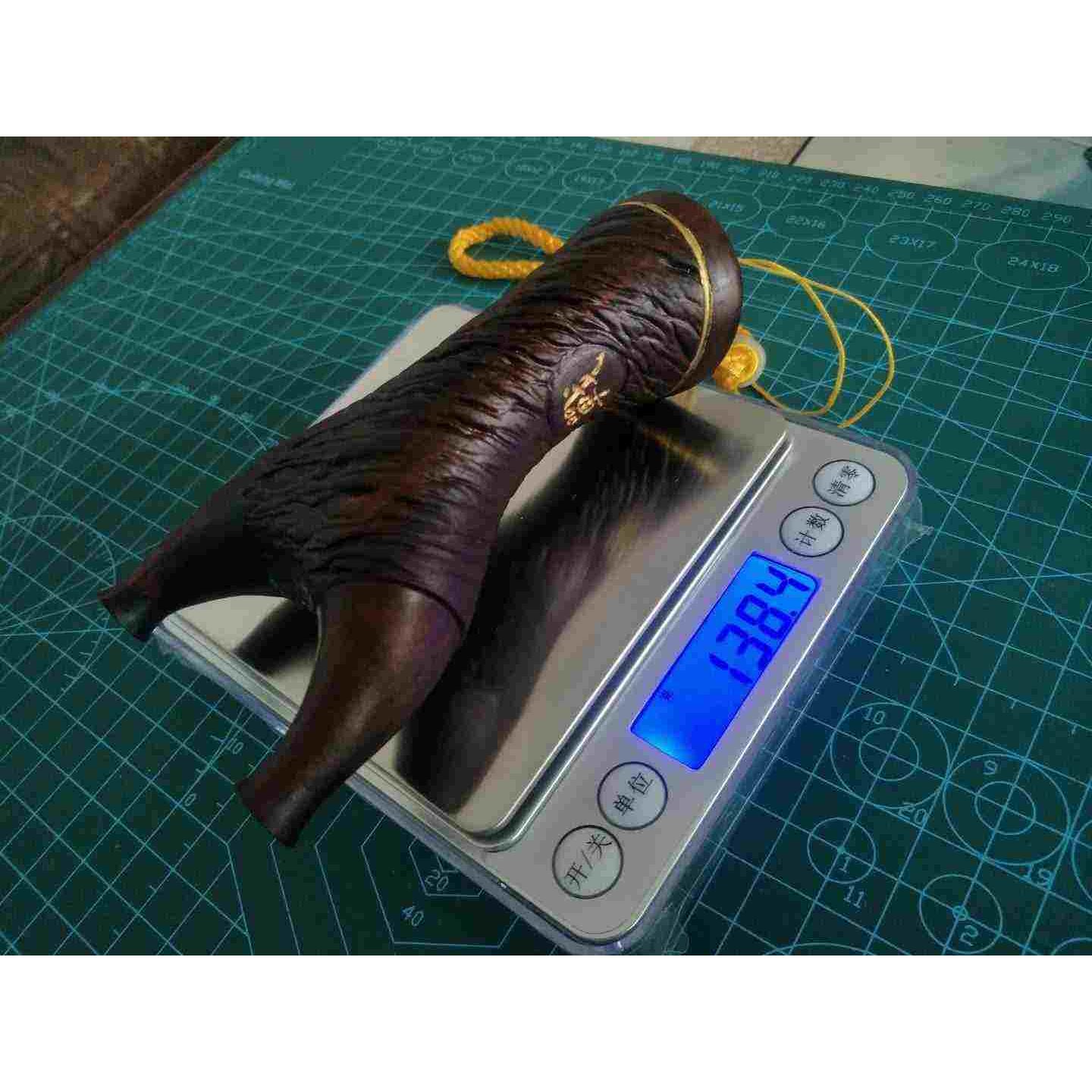 金丝楠水波纹满星天罡小叶紫檀扁皮弹弓紫檀木料红檀小豹王弹弓