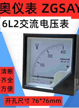 厂家直销 ZGSAYB 沈奥 6L2  交流 电压表 450V 250V 300V 500V