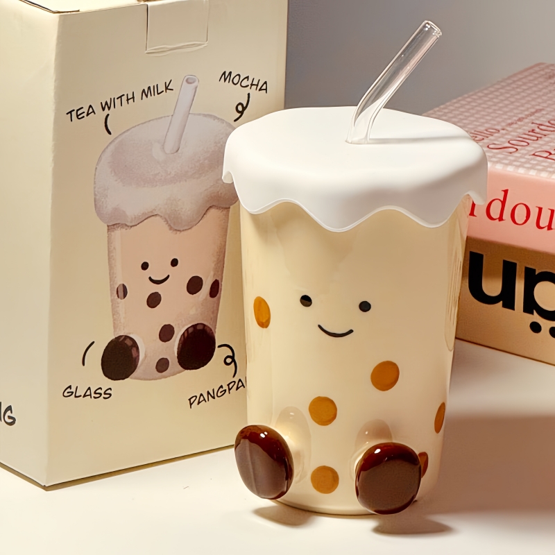 【可爱奶茶杯我顿顿喝水！！！】