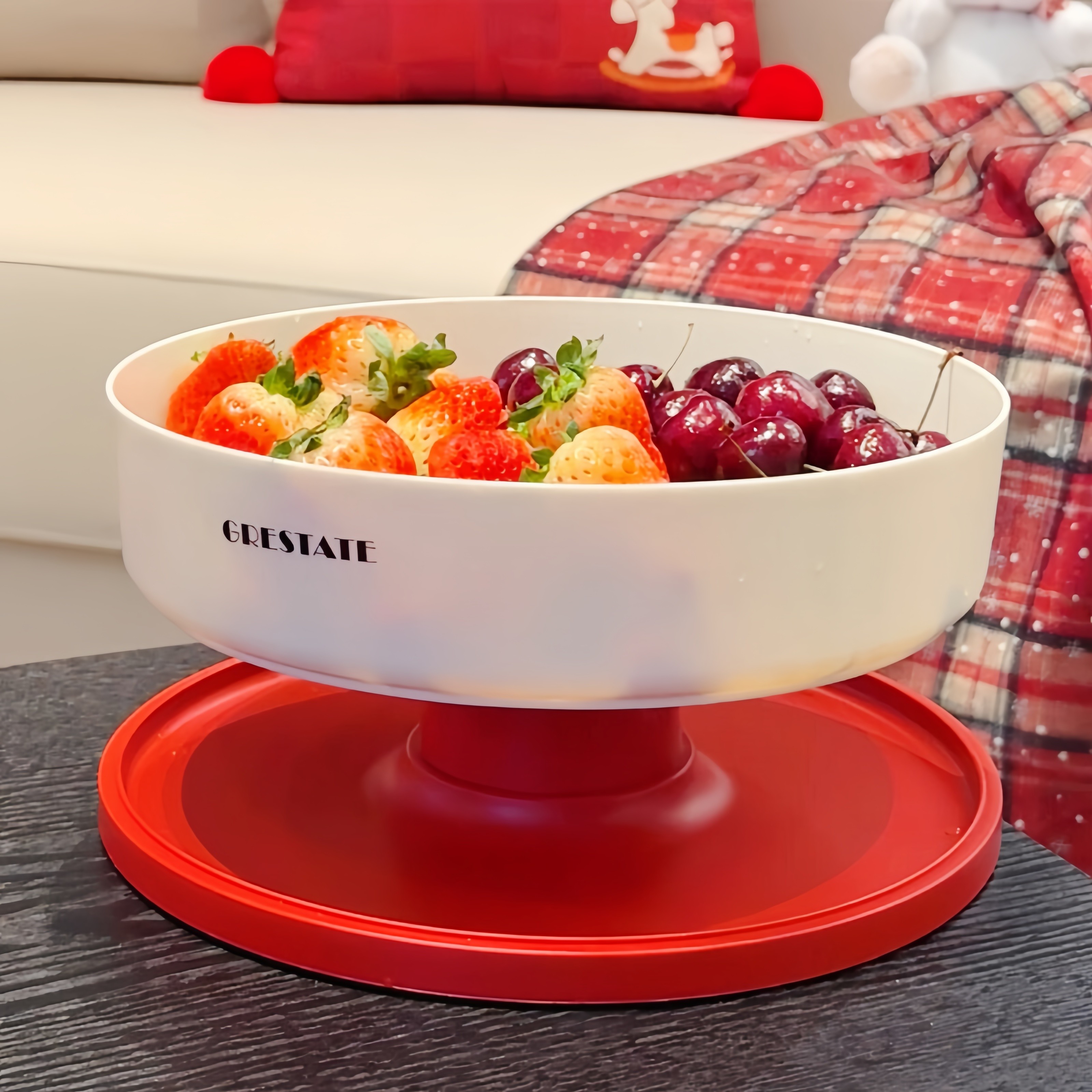 【实拍新品】高脚沥水篮厨房收纳神器双层立式果盆不积水洗菜盆,餐饮具,果盆/果盘/果篮,淘宝优惠券,粉丝福利购,淘宝优惠卷