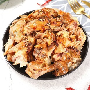 德州麻油鸡正宗h山东特产五香扒鸡麻辣零食真空熟食五香卤味即食