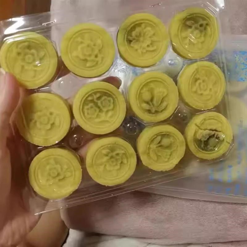 【潮汕】手工绿豆l糕豆沙馅B潮汕特产端午节老式甜点冰糕传统糕点