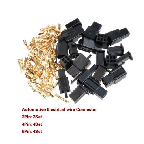 108PCS Electrical wire Connector 2.8mm 2/3/4/6/9 pin Automot