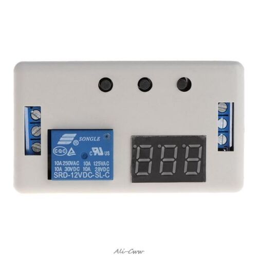 DC 12V LED Digital Time Delay Relay Module Programmable Time