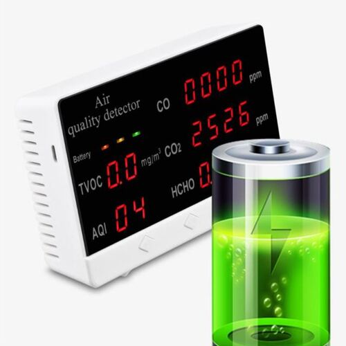 Digital Indoor/Outdoor CO/HCHO/TVOC Tester CO2 Meter Air Qua