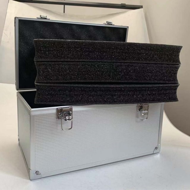 Aluminum alloy toolbox Suitcase Instrument box Equipment Fil