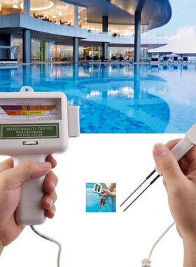 pH Tester 2 in 1 PH Chlorine Meter Tester Chlorine Water Qua