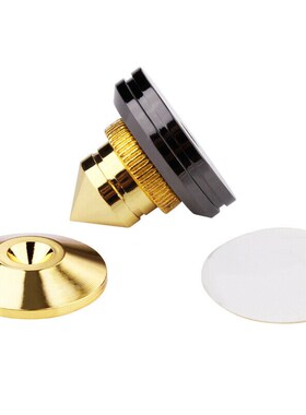 1 Set Gold Speaker Spike Floor Discs Stand Foot Cone Isolati