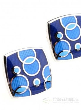 Hot Sale 9 Styles Black Blue Enamel Cufflink Cuff Link 1 Pa