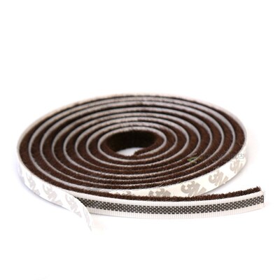 10m Adhesive Brush Weather Stripping Door Sweep Brush Slidin