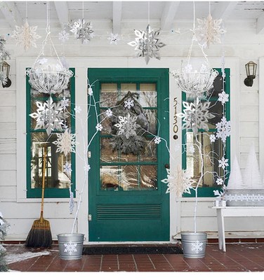 Snowflake Frozen Christmas Party Winter Decoration Navidad R