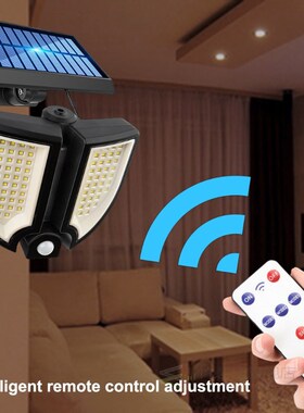 IP67 Solar 90 LED PIR Motion Sensor Wall Light Outdoor Secur